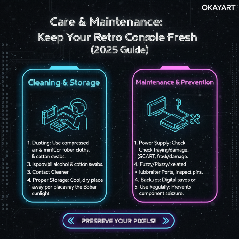 Care & Maintenance: Keep Your Retro Console Fresh