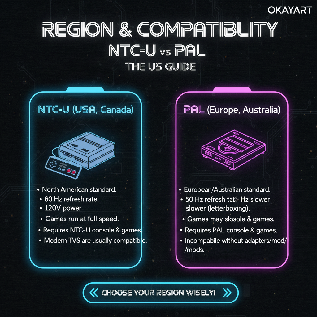 Region & Compatibility (NTSC‑U vs PAL): The US Guide