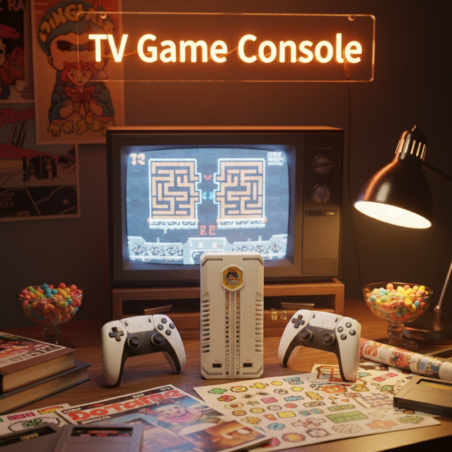 Retro TV Game Consoles